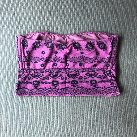 Free People purple bandeau top - Picture 5 of 5